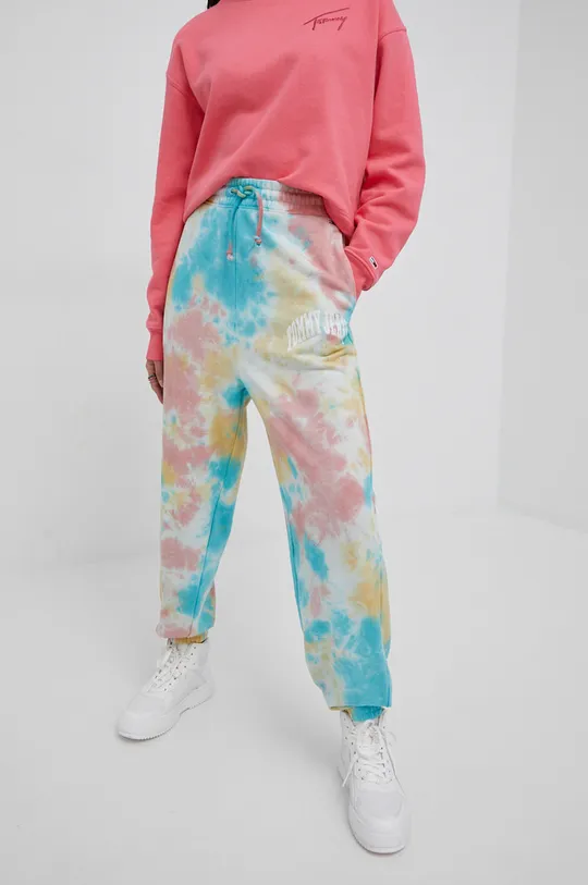 multicolor Tommy Jeans spodnie dresowe DW0DW12639.PPYY Damski