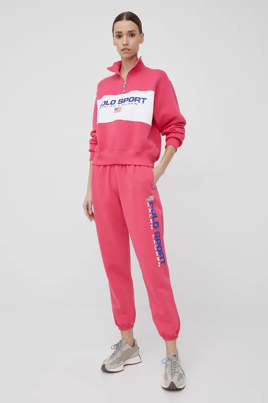 Παντελόνι Polo Ralph Lauren ροζ