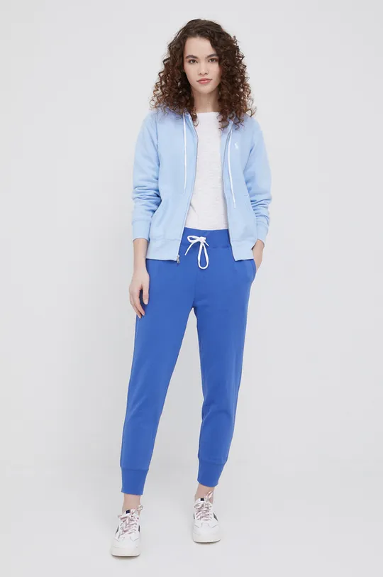 Nohavice Polo Ralph Lauren modrá