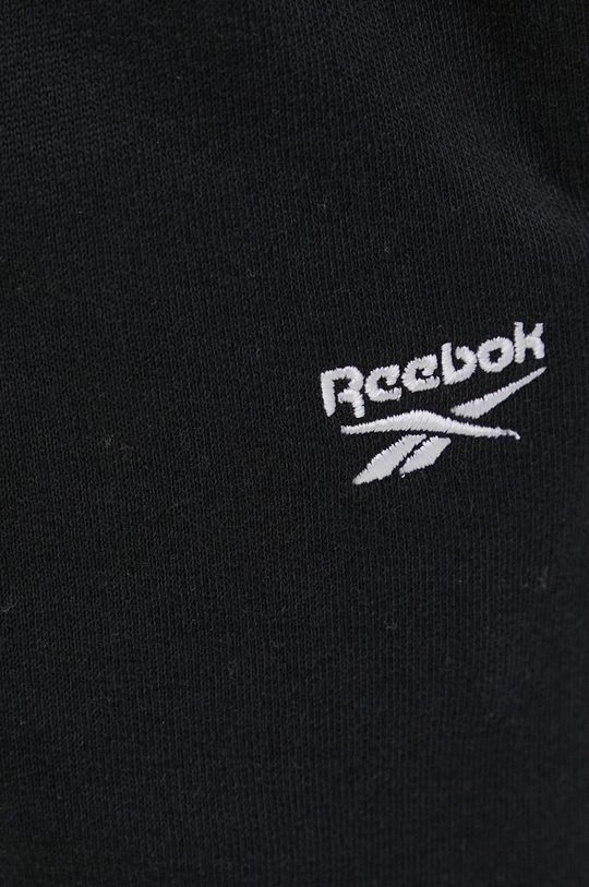 črna Bombažne hlače Reebok Classic