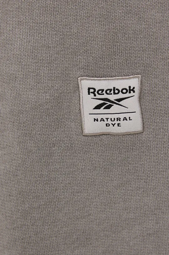 сірий Бавовняні штани Reebok Classic H49297