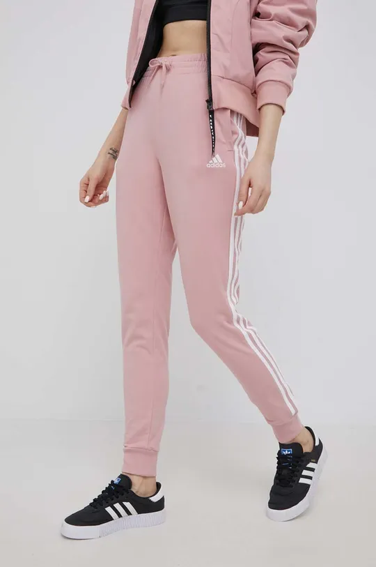 ροζ Παντελόνι adidas Γυναικεία