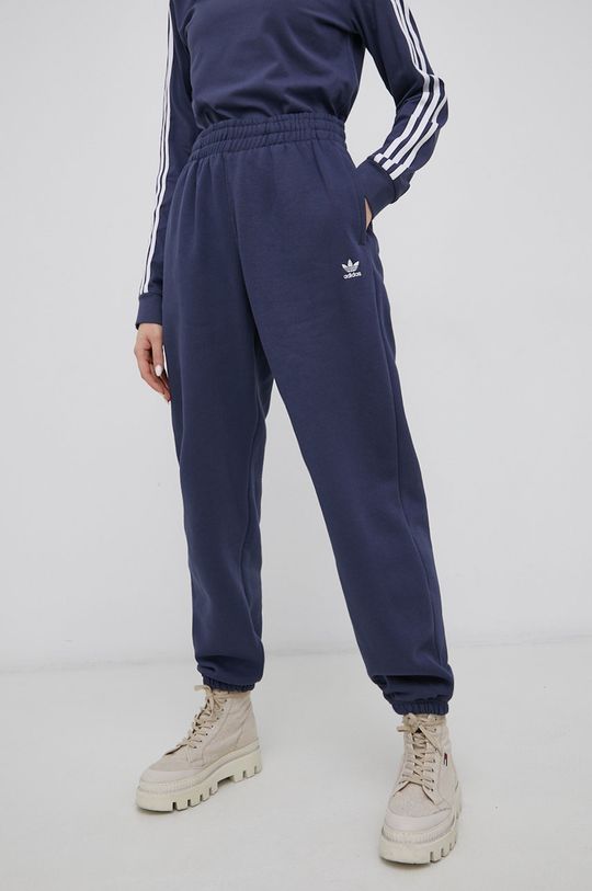 námořnická modř Kalhoty adidas Originals Adicolor HF7514 Dámský