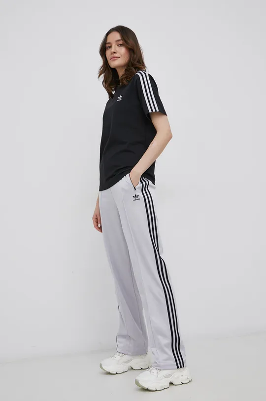 Παντελόνι adidas Originals ασημί