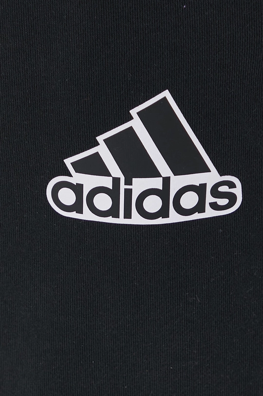 črna adidas bombažne hlače