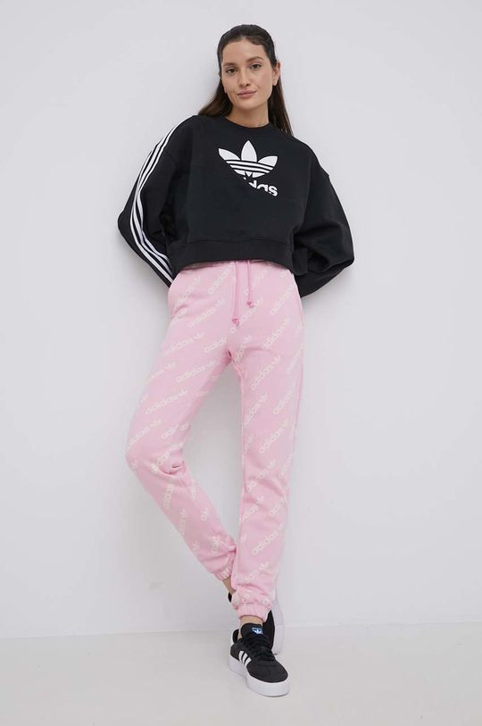 růžová Kalhoty adidas Originals HM4886 Dámský