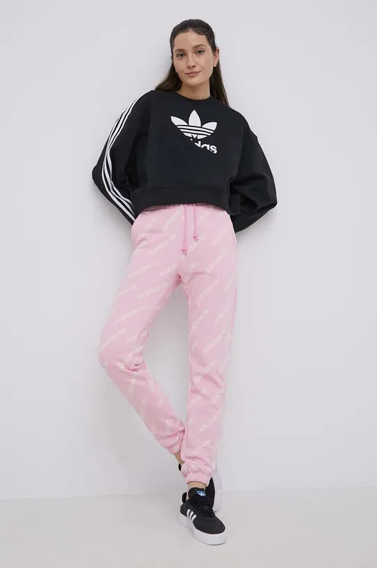 różowy adidas Originals spodnie HM4886 Damski