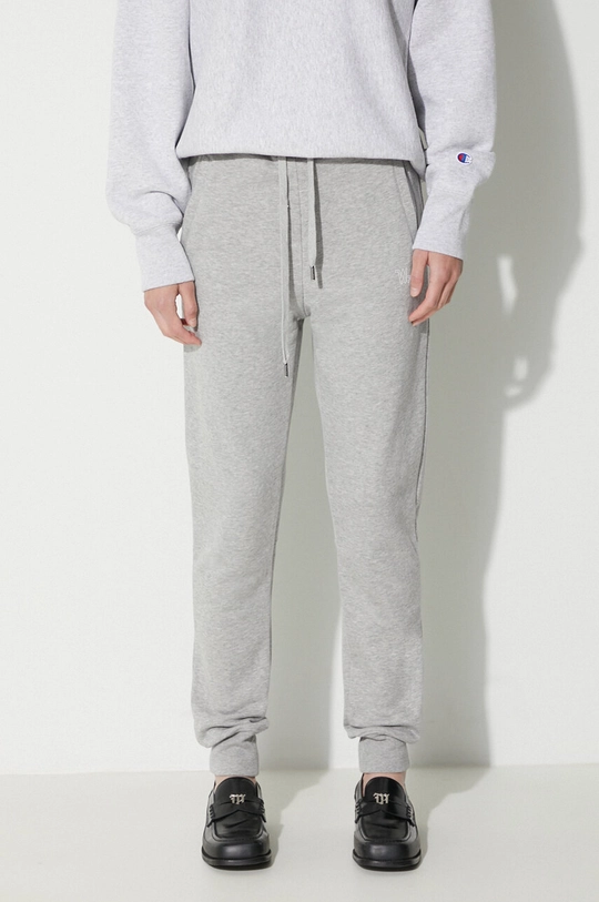 grigio Woolrich pantaloni da jogging in cotone Donna