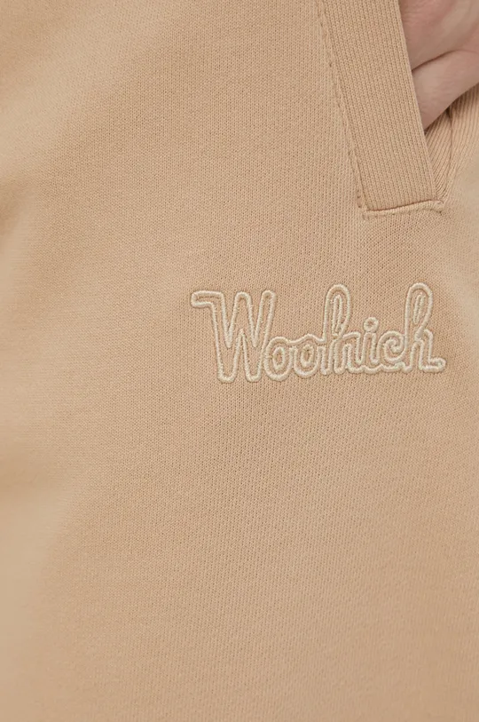 beige Woolrich cotton joggers