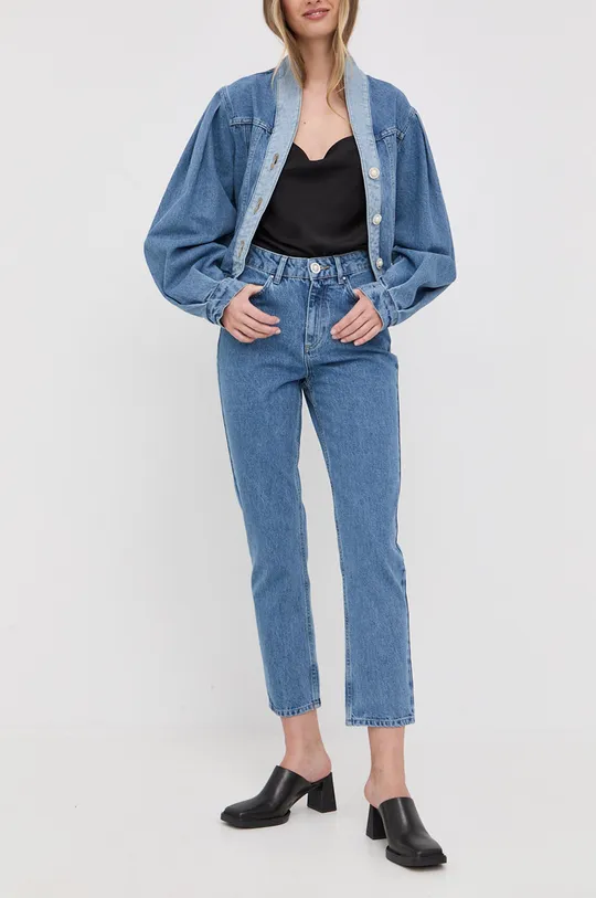 niebieski Custommade jeansy Yukia Damski
