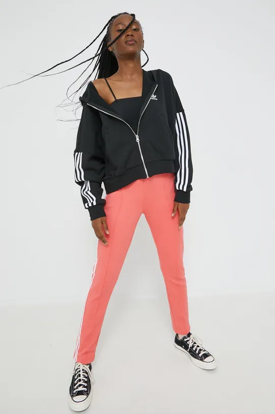 Спортивні штани adidas Originals Adicolor рожевий
