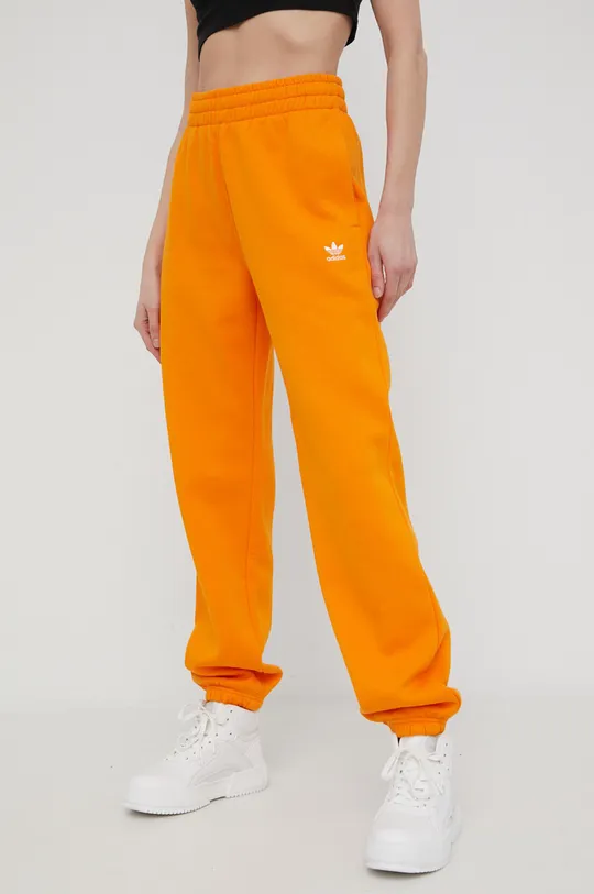 pomarańczowy adidas Originals spodnie dresowe Adicolor HF7511 Damski
