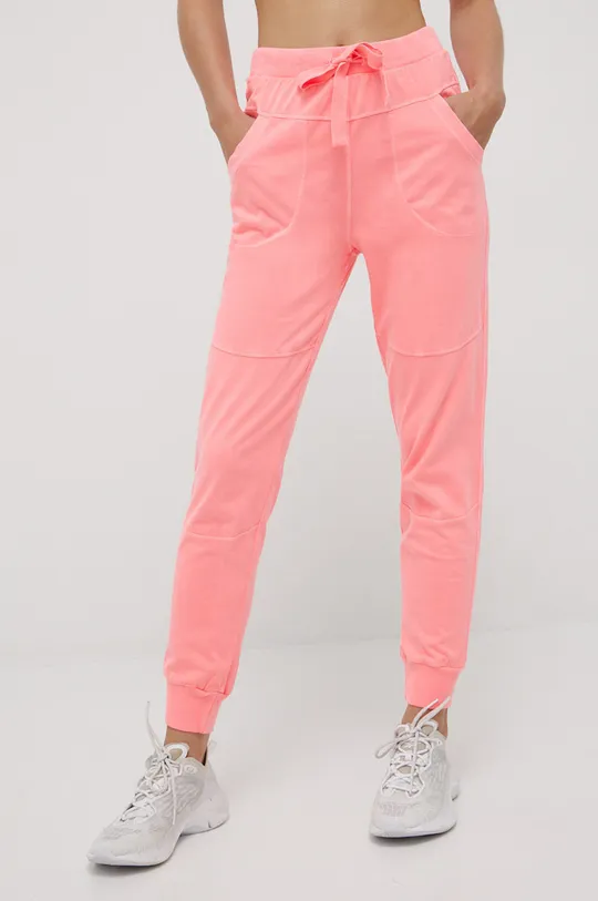 ροζ Βαμβακερό παντελόνι Deha Γυναικεία