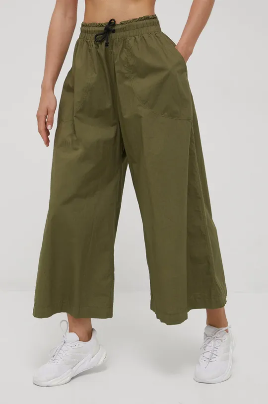 πράσινο Βαμβακερό παντελόνι Deha Γυναικεία