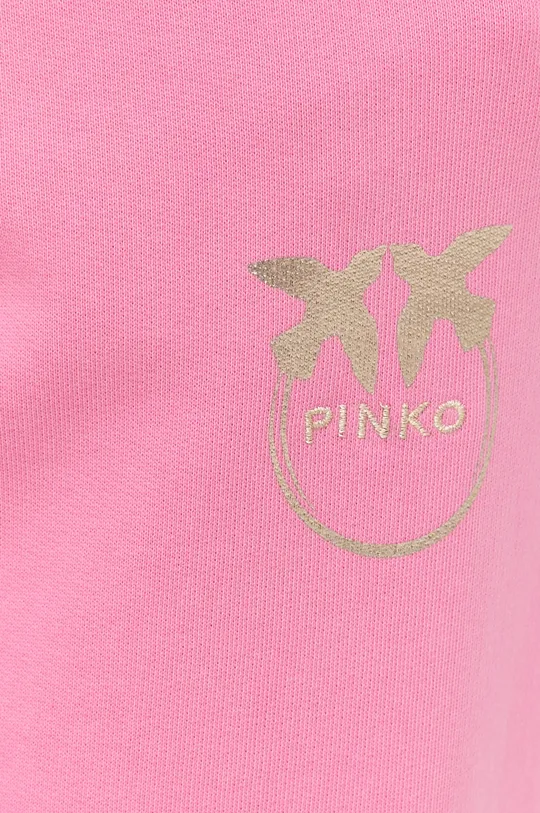 ružová Bavlnené nohavice Pinko