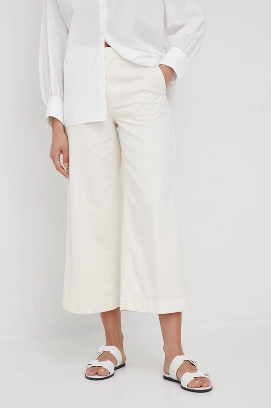 beige Drykorn pantaloni in cotone Donna