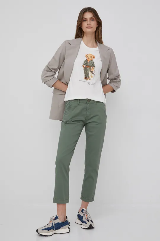 πράσινο Παντελόνι Pepe Jeans Maura Γυναικεία