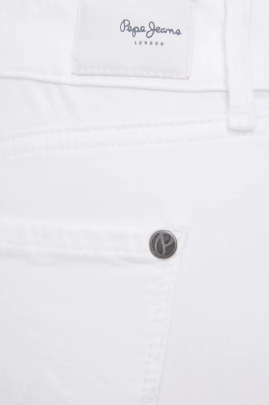 biały Pepe Jeans spodnie SOHO