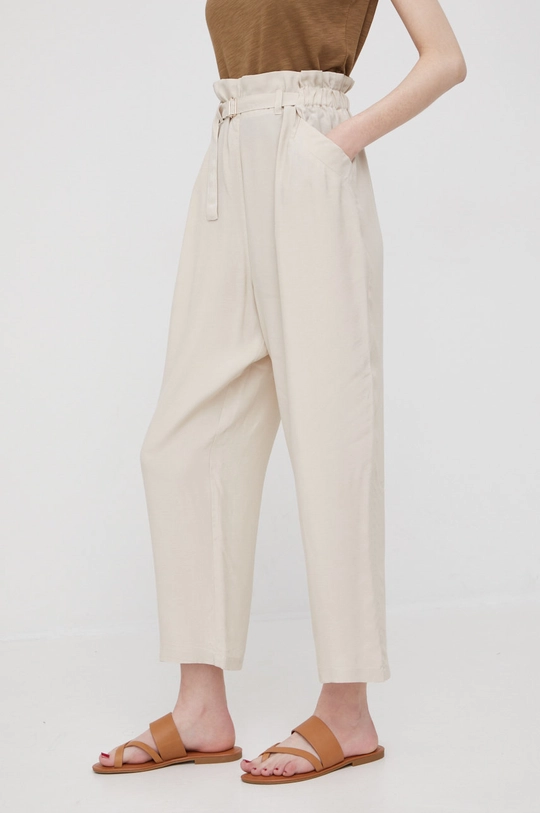 beige Sisley pantaloni Donna