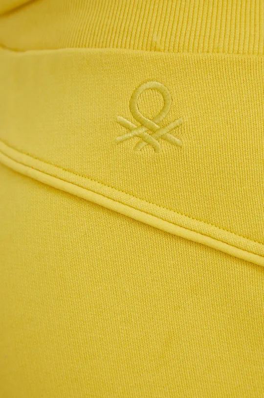 żółty United Colors of Benetton spodnie