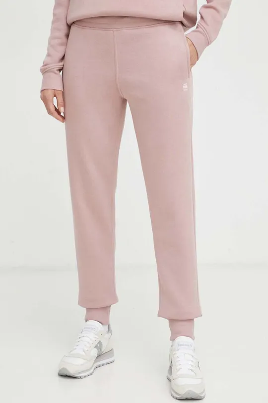 różowy G-Star Raw spodnie dresowe Damski