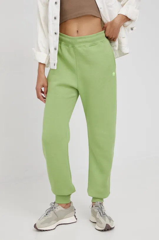 zielony G-Star Raw spodnie dresowe D21320.C235 Damski