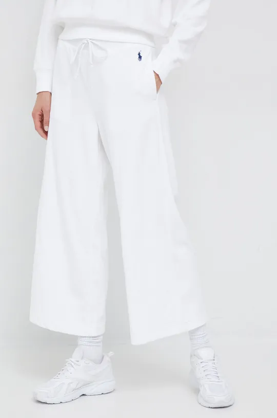λευκό Παντελόνι φόρμας Polo Ralph Lauren Γυναικεία