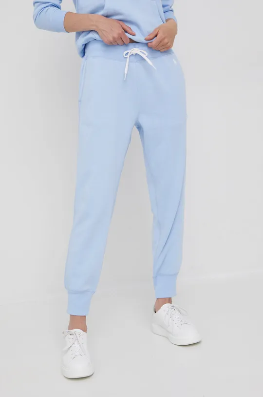 niebieski Polo Ralph Lauren spodnie dresowe 211780215009 Damski