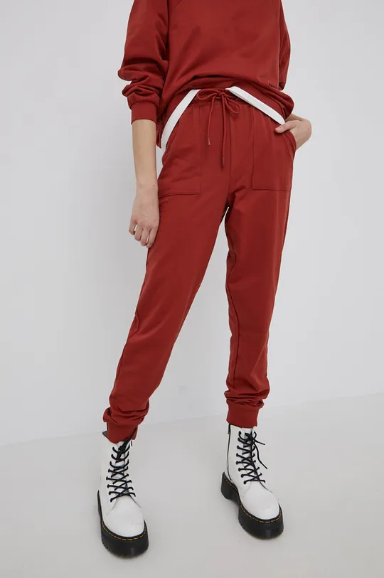 Vero Moda - Παντελόνι κόκκινο