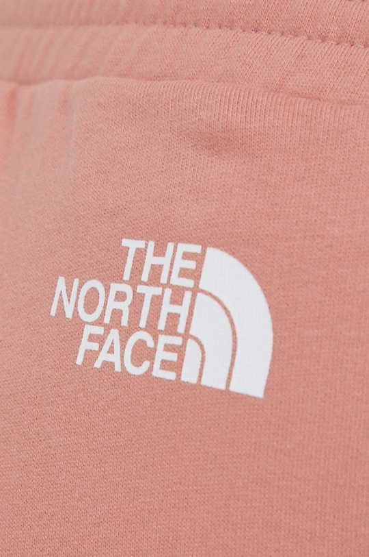 pink The North Face cotton joggers