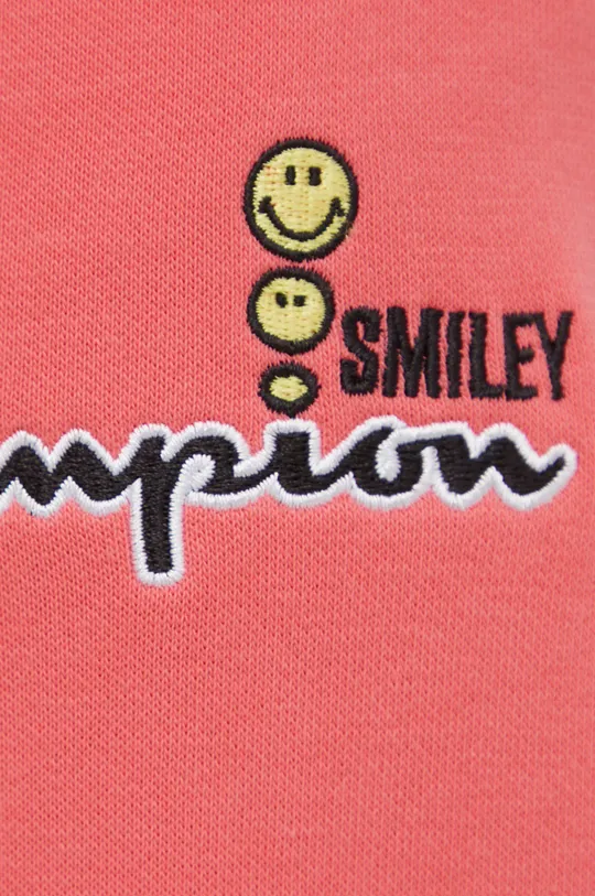 różowy Champion spodnie dresowe CHAMPION X SMILEY 115934