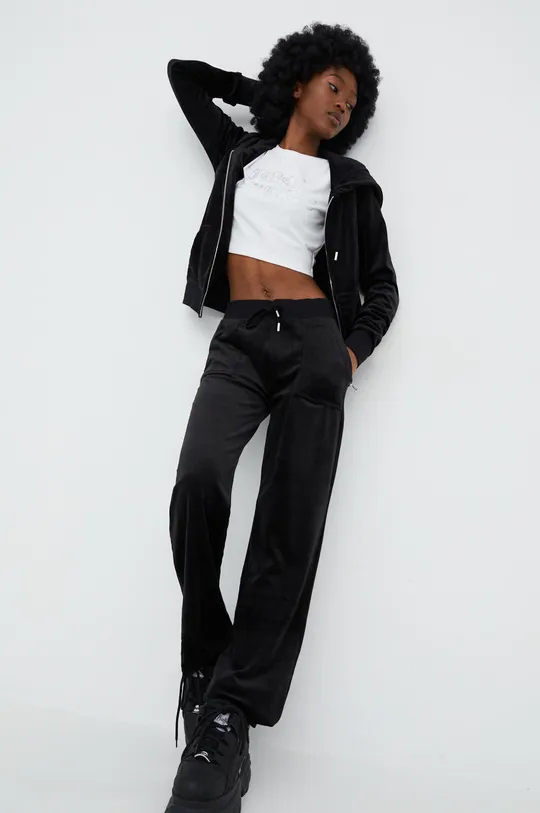 Juicy Couture spodnie dresowe czarny