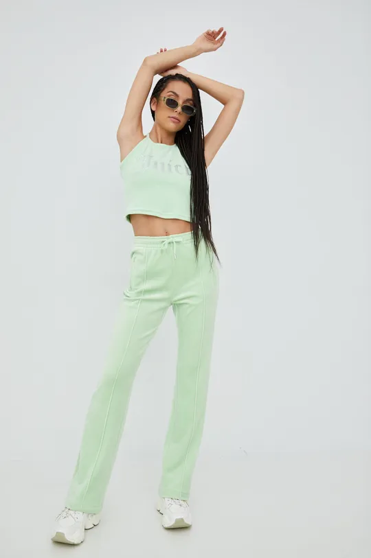 πράσινο Παντελόνι φόρμας Juicy Couture Γυναικεία