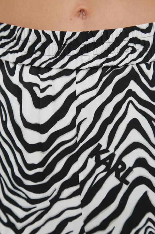 multicolor Karl Lagerfeld spodnie piżamowe 221W1001
