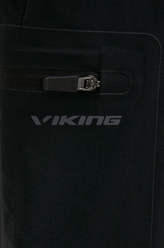 czarny Viking spodnie outdoorowe Expander