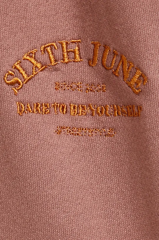 коричневий Бавовняні спортивні штани Sixth June