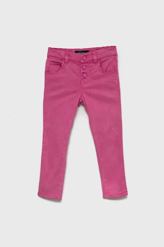 ροζ Παιδικό παντελόνι Guess Για κορίτσια