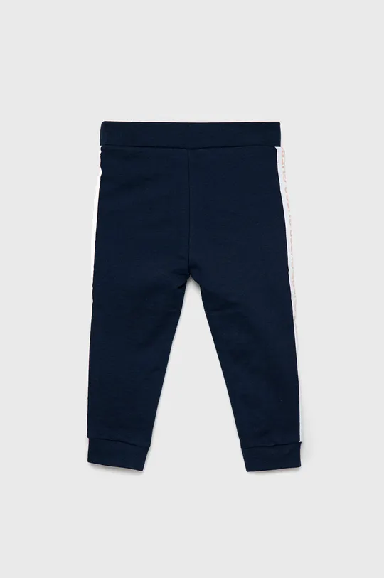 Παιδικό βαμβακερό παντελόνι Guess σκούρο μπλε