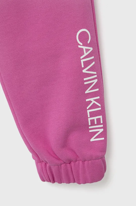 Detské bavlnené nohavice Calvin Klein Jeans  100% Bavlna