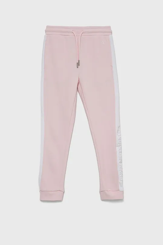 ροζ Calvin Klein Jeans - Παιδικό παντελόνι Για κορίτσια