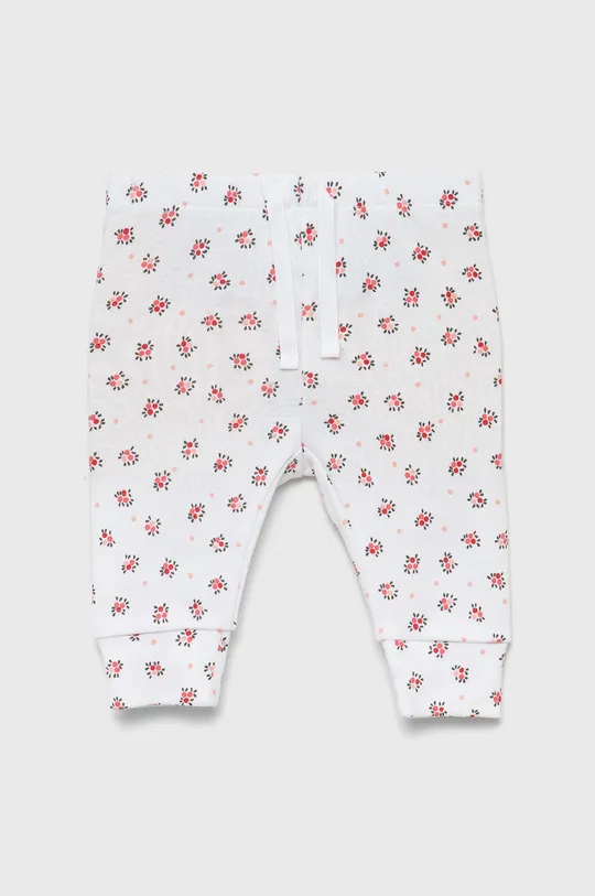 GAP spodnie bawełniane dziecięce (3-pack) pastelowy różowy