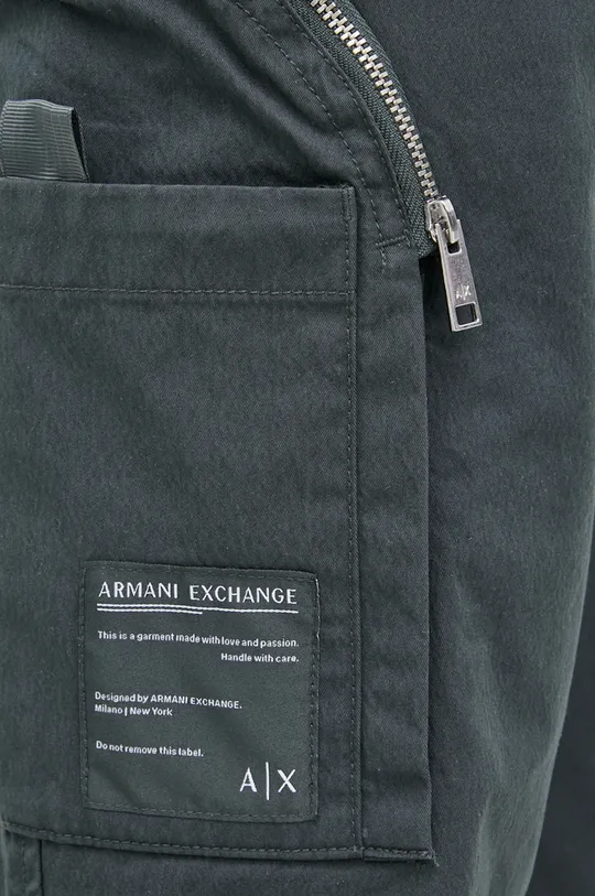 zielony Armani Exchange spodnie 3LZP16.ZNCBZ