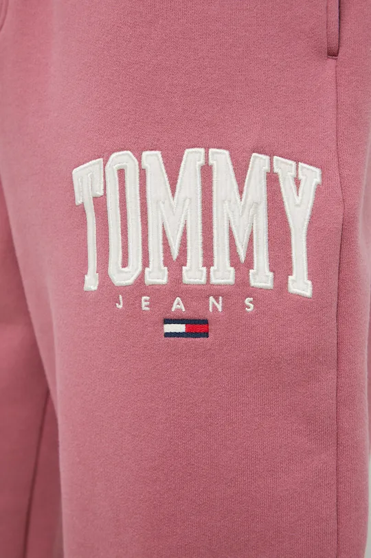 różowy Tommy Jeans Spodnie DM0DM12548.PPYY