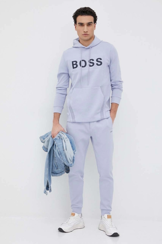 Nohavice Boss Boss Athleisure modrá