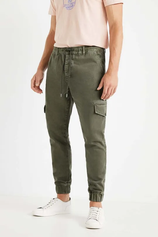 Desigual spodnie 22SMPW02 zielony