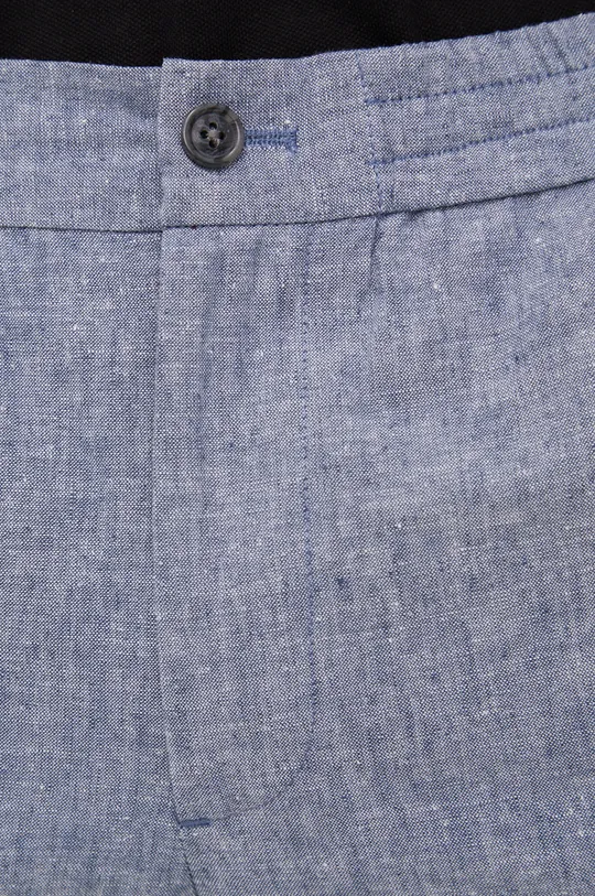 μπλε Λινό παντελόνι Premium by Jack&Jones