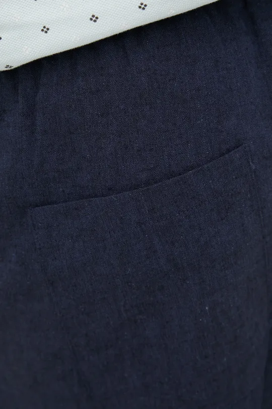 σκούρο μπλε Λινό παντελόνι Premium by Jack&Jones