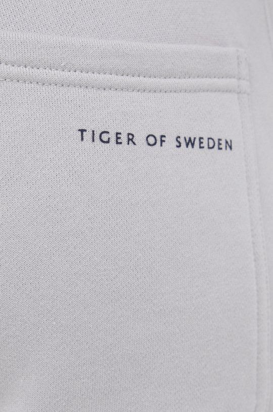 jasny szary Tiger Of Sweden Spodnie bawełniane