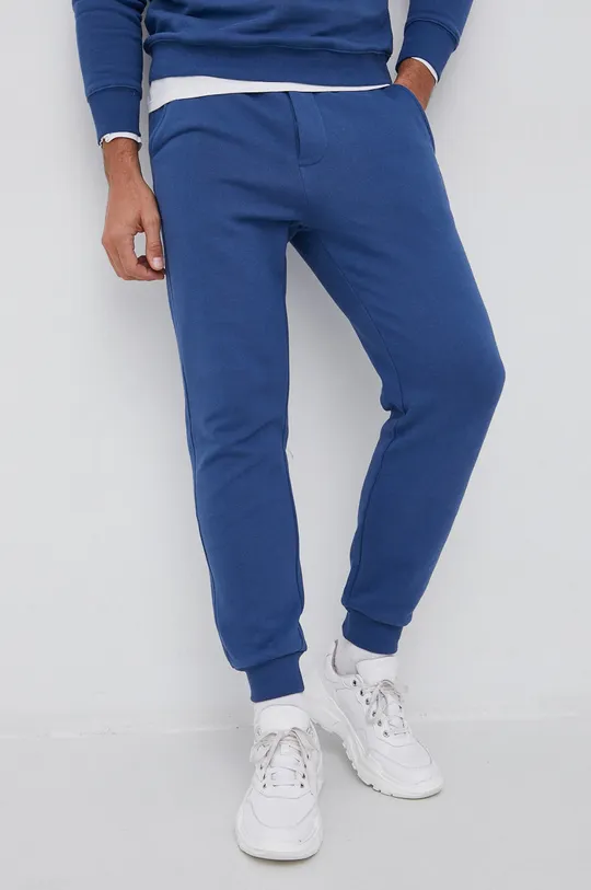 plava Pamučne hlače Tiger Of Sweden Muški