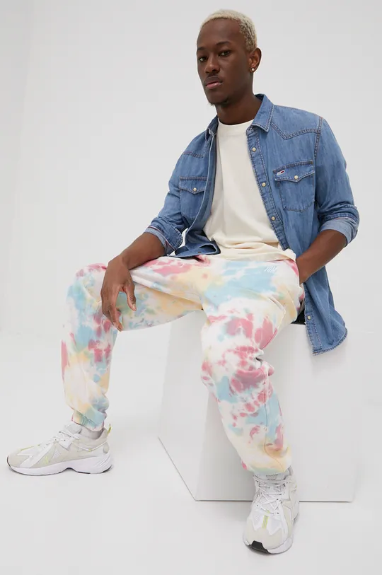 Tommy Jeans spodnie bawełniane DM0DM13241.PPYY multicolor